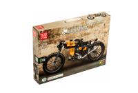 Конструктор детский MOULD KING 23005, мотоцикл, на пульте управления, 383 детали, черный