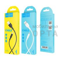 Кабель USB to Lightning HOCO X25 Soarer, 1m, 2.0A,  чёрный