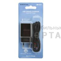 Блок питания сетевой 1 USB BOROFONE BA20A, Sharp, 2100mA, пластик, кабель микро USB, цвет: чёрный (1/48/192) Блок питания сетевой 1 USB BOROFONE BA20A, Sharp, 2100mA, пластик, кабель микро USB, цвет: чёрный (1/48/192)