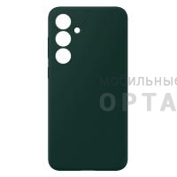 Чехол силикон COVER, бархатная подкладка в упаковке, Honor X7b, зеленый