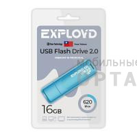 Флешка USB 16 Гб Exployd  620  синий Флешка USB 16 Гб Exployd  620  синий