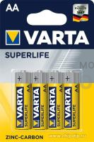Элемент питания VARTA  R6 Superlife (4 бл)   (48/240) Элемент питания VARTA  R6 Superlife (4 бл)   (48/240)