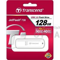 Флешка USB3.0 128 Гб Transcend  JetFlash 730  белый