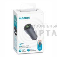 АЗУ блок питания MOMAX 38W dual-port car charger (UC15) Grey