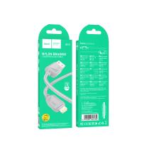 Кабель USB to Lightning HOCO X113 Beneficio, 1.0м, 2.4A, серый