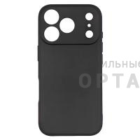 Чехол Soft-touch Black силиконовый в техпаке, iPhone 17 Pro