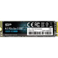 Жесткий диск SSD Silicon Power 1 TB  P34A60, PCIe 3x4, R/W - 2200/1600 MB/s, (M.2), 2280, TLC 3D NAND