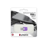 Флешка USB 256 Гб Kingston DataTraveler microDuo 3C G3, USB3.2 gen, Type-C, пластик, 200 МБ/с, фиолетовый