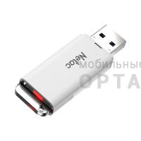 Флешка USB3.0 256 Гб Netac U185 с LED индикатором, белый Флешка USB3.0 256 Гб Netac U185 с LED индикатором, белый