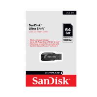 Флешка USB 64Gb SanDisk Ultra Shift CZ410, USB 3.0, черный