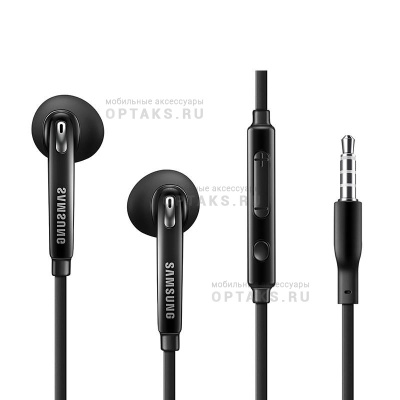 Наушники проводные внутриканальные Samsung 3,5mm EG-920 (Оригинал) черные, в техпаке