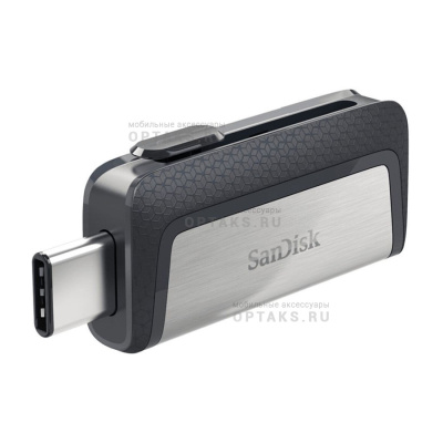Флешка USB3.1 128 Гб SanDisk  Ultra Dual Drive USB Type-C, чёрный