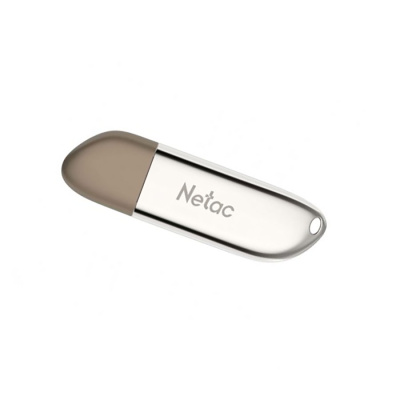 Флешка USB 64GB  Netac U352 серебро